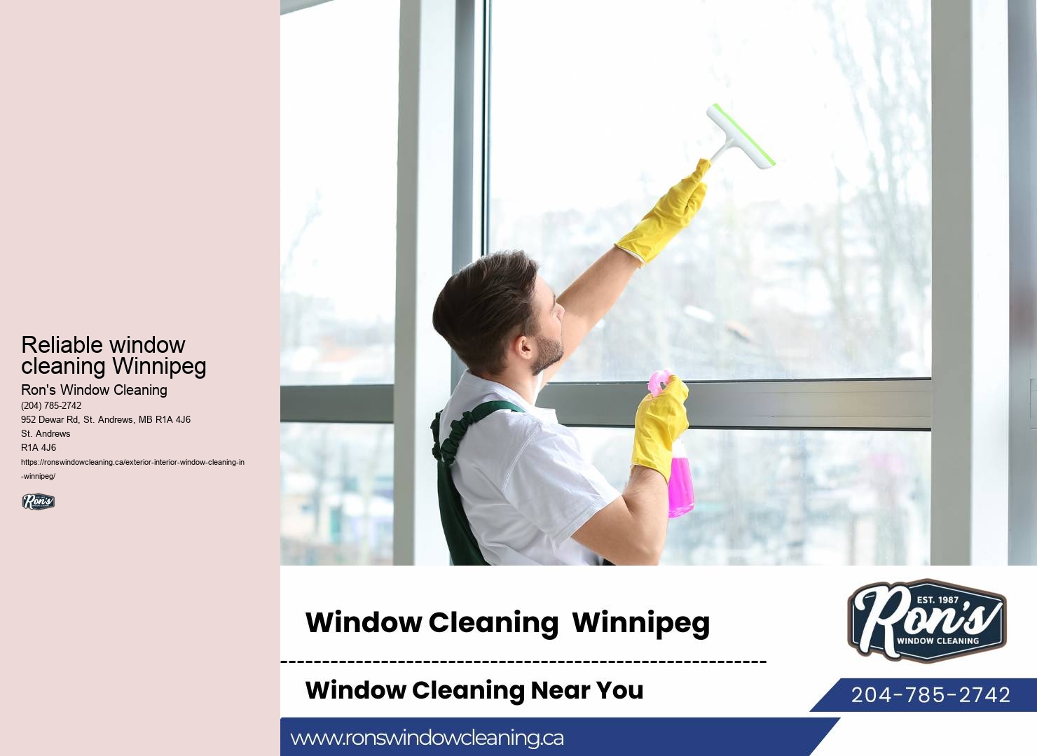 Professional glass cleaning for homes