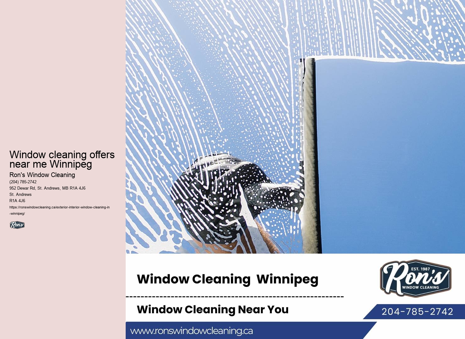 Efficient commercial window cleaning solutions