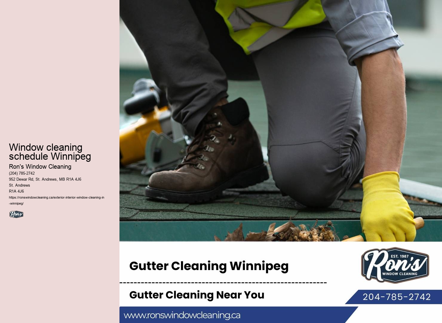 Commercial window washing company satisfaction