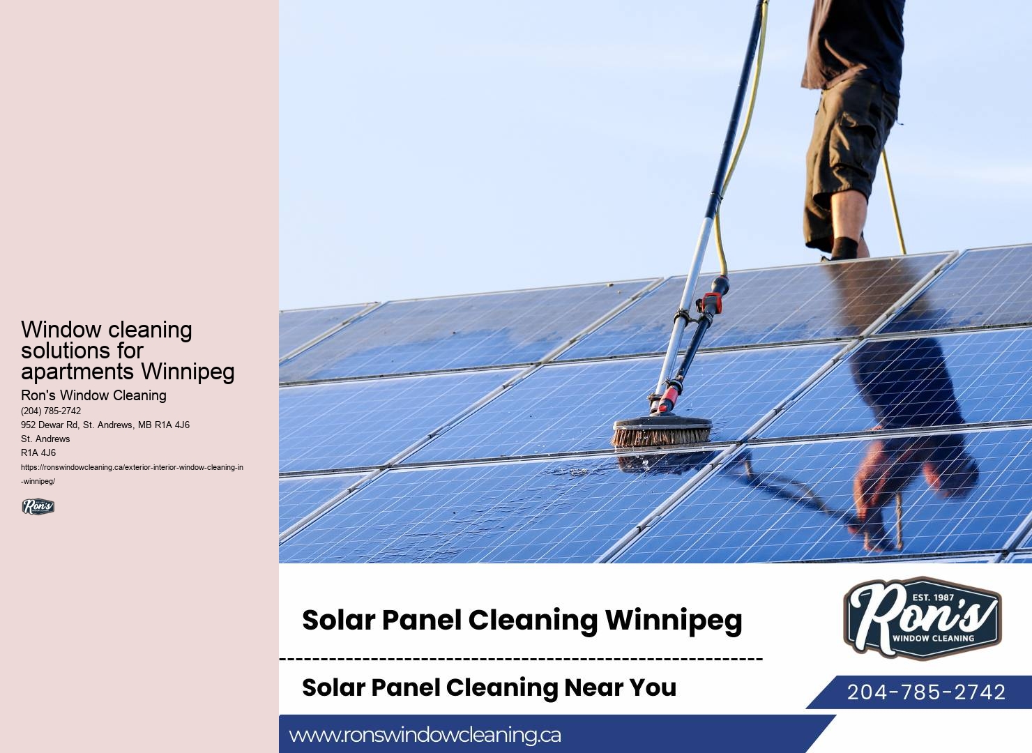 Commercial window washers Winnipeg