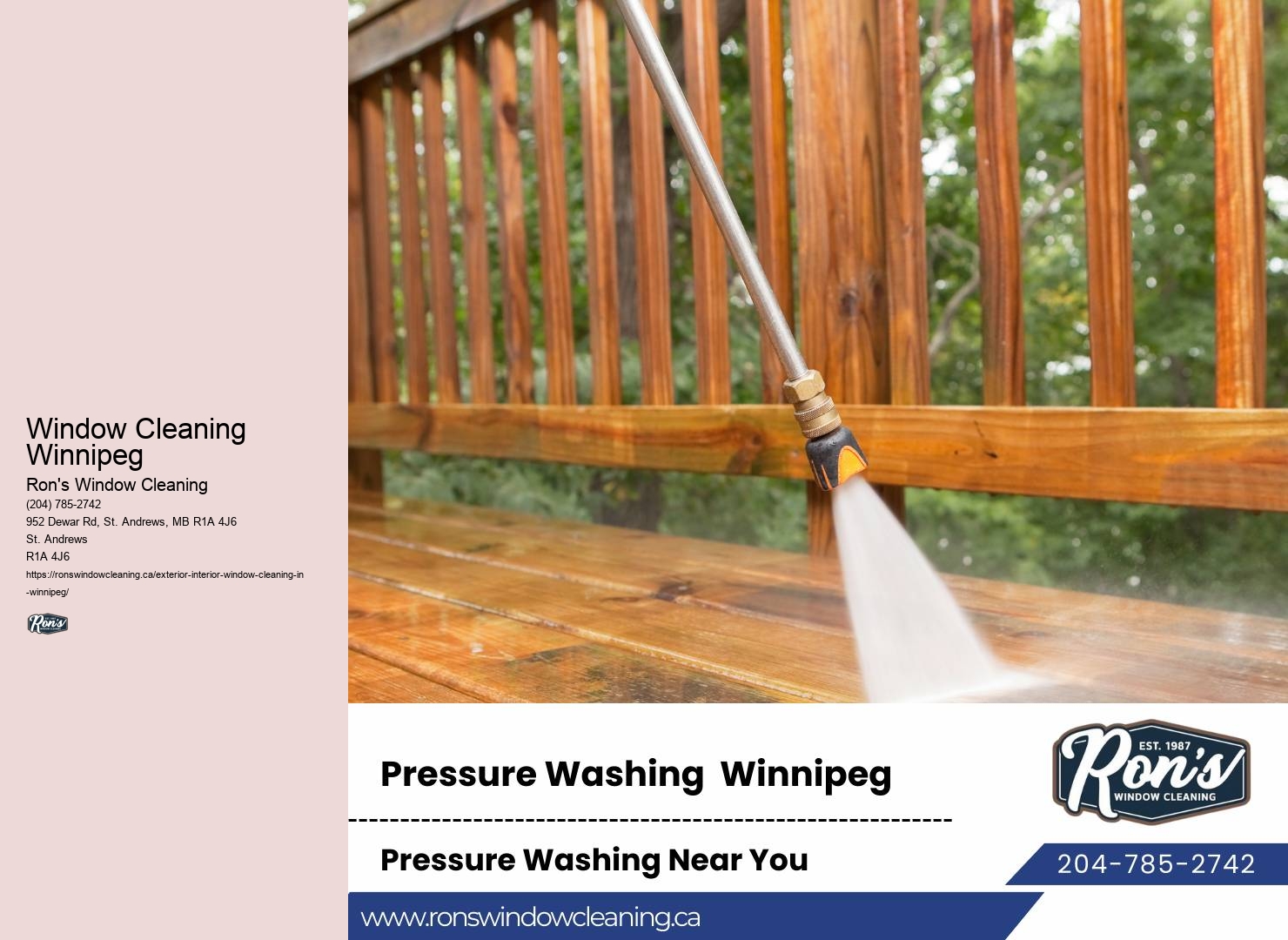 Window Cleaning Techniques Window Cleaning Winnipeg