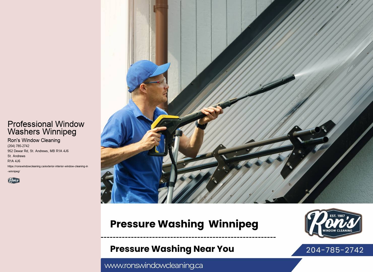 Local Glass Cleaners Professional Window Washers Winnipeg