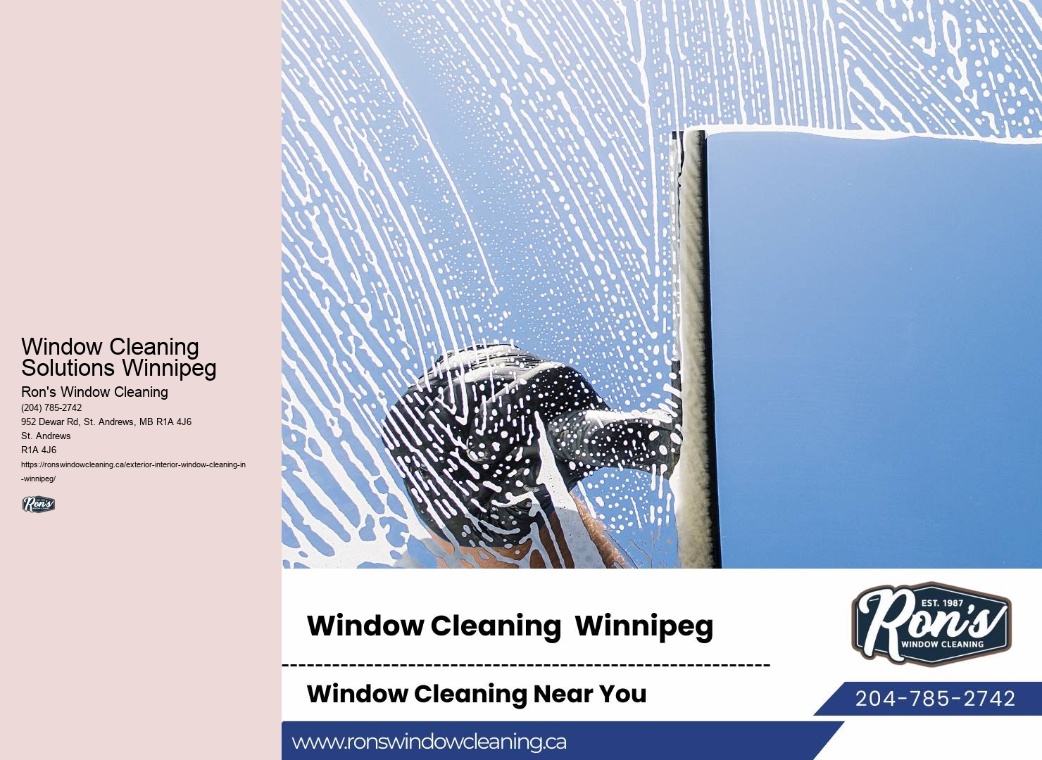 Window Cleaning Integrity Window Cleaning Solutions Winnipeg