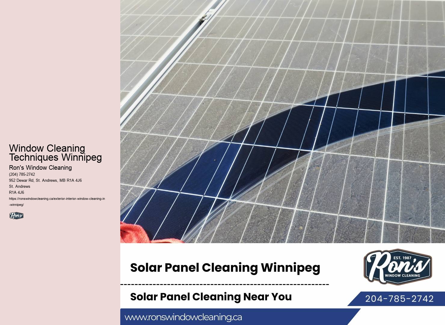 Window Cleaning Techniques Winnipeg Window Care Services