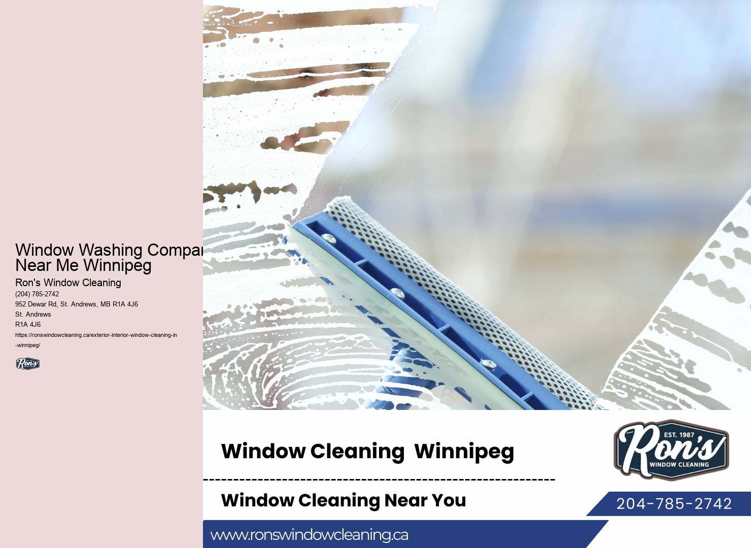 Affordable Residential Window Cleaning Window Washing Company Near Me Winnipeg