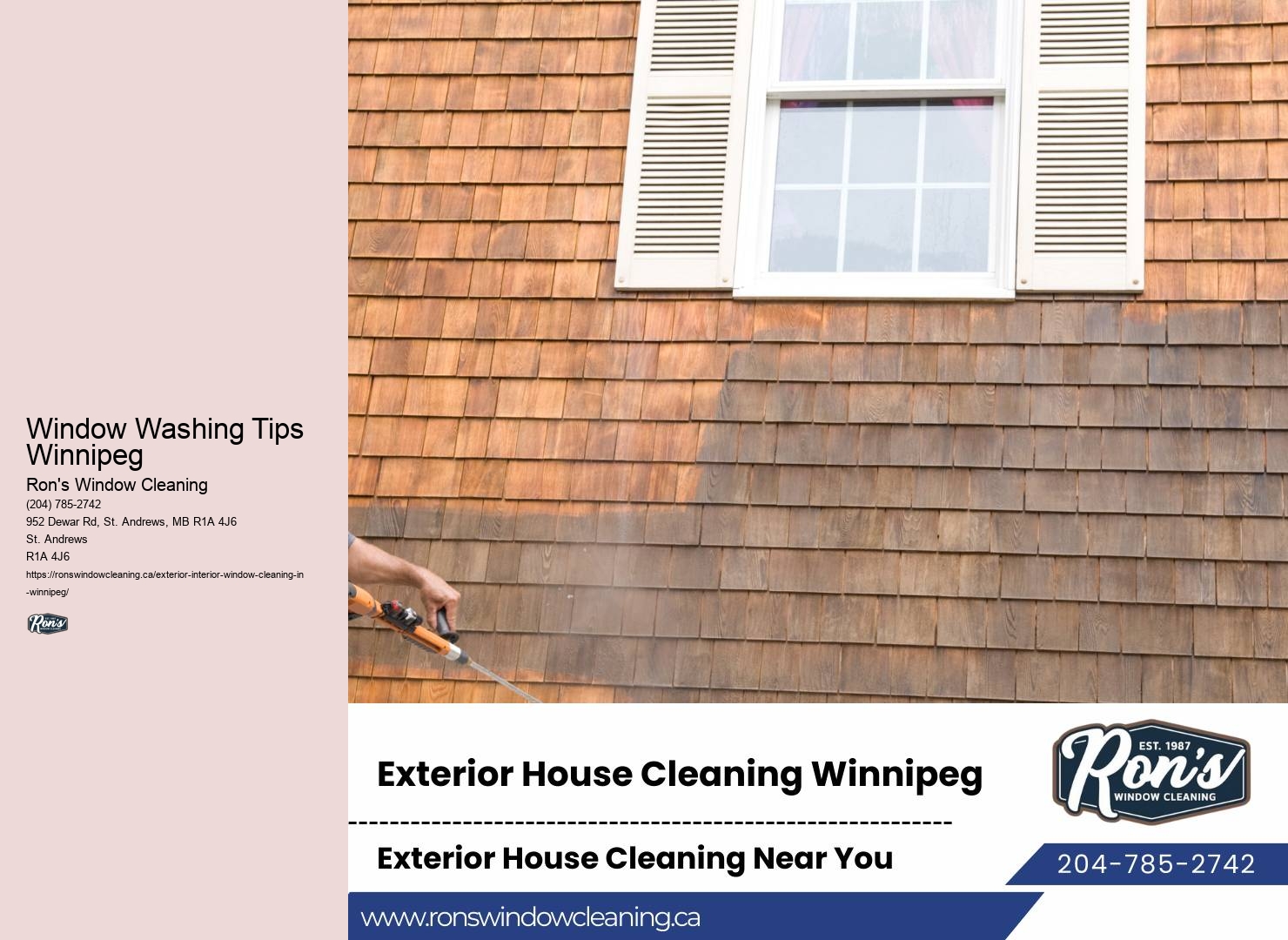 Window Cleaning for Different Seasons Window Washing Tips Winnipeg