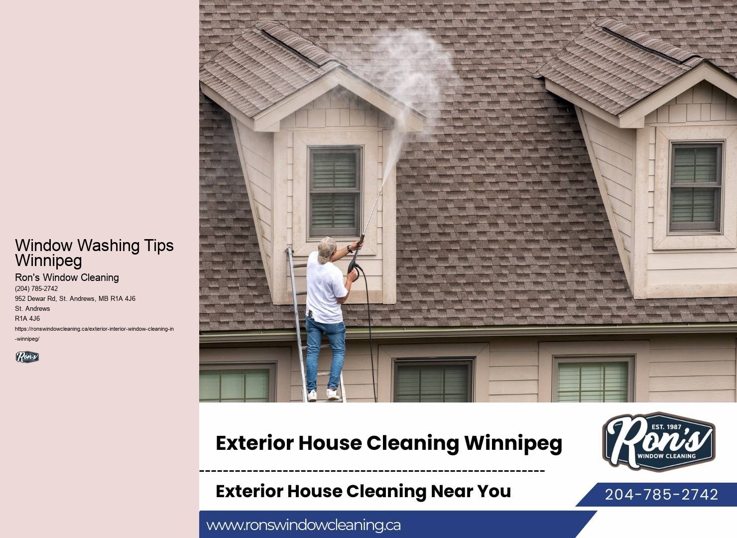 Residential Window Washing Services Window Washing Tips Winnipeg