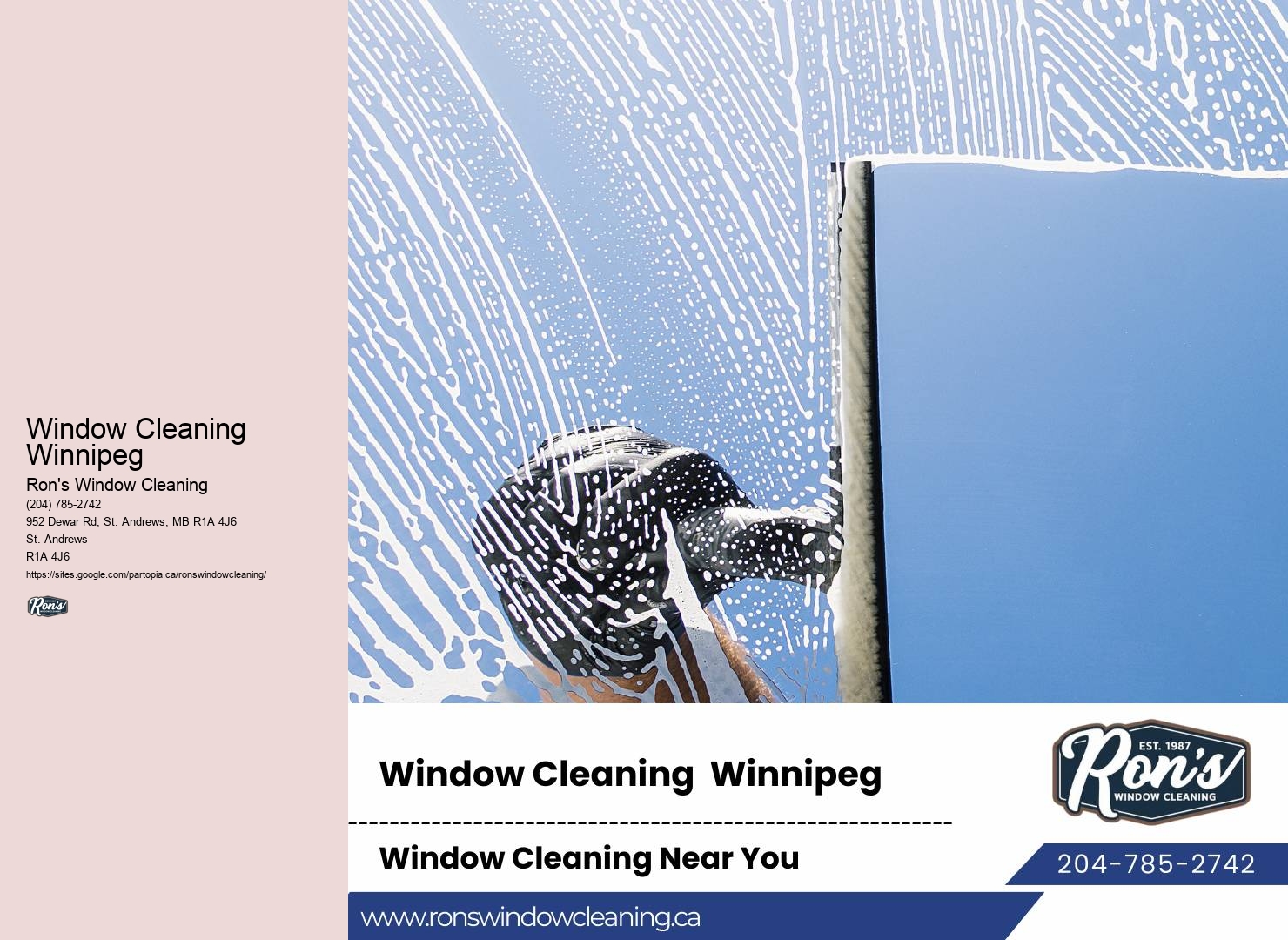 Window Cleaning Services Window Cleaning Winnipeg